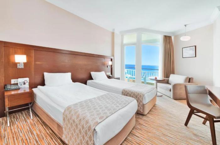 Salamis Bay Conti Resort Hotel & Casino Ammókhostos Rom bilde A typical hotel room