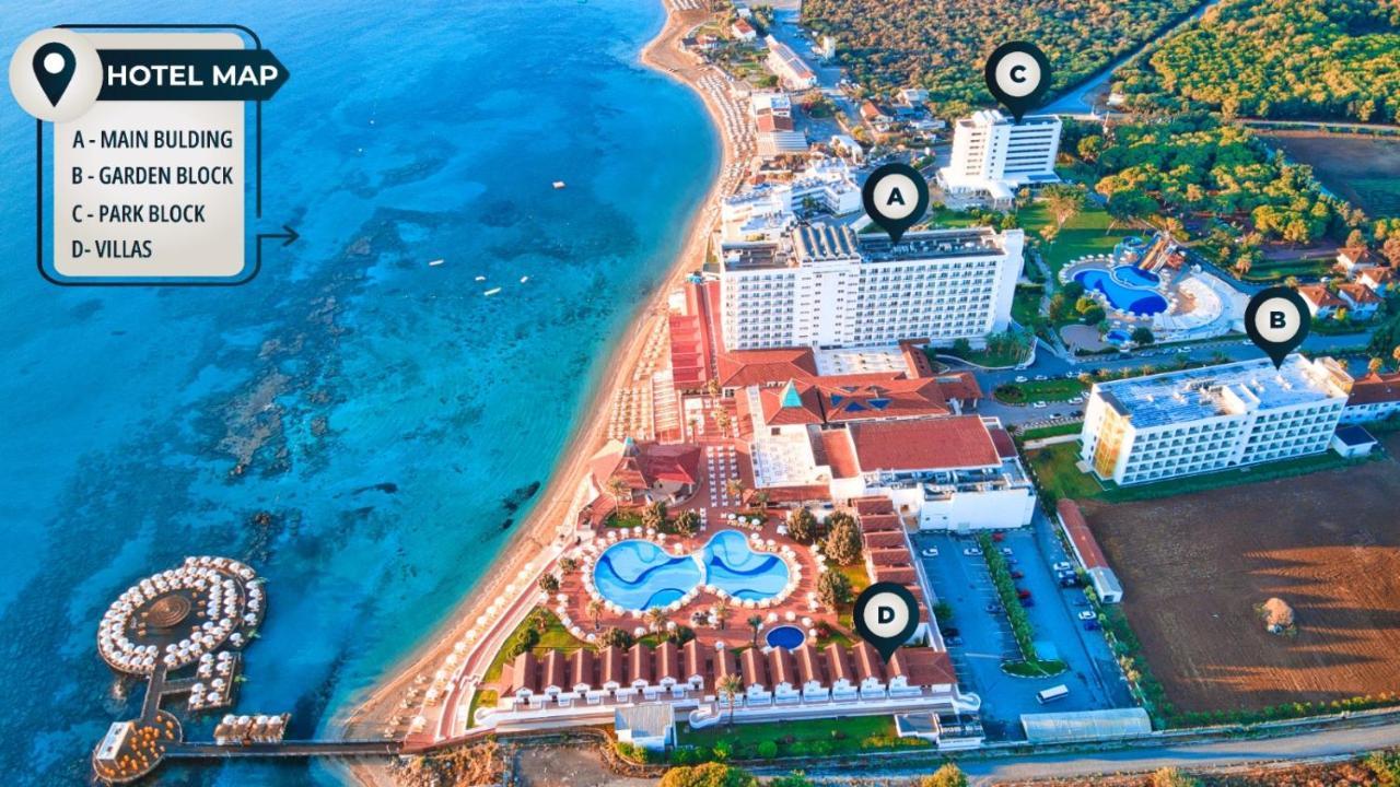 Salamis Bay Conti Resort Hotel & Casino Ammókhostos Eksteriør bilde Hotels in the resort
